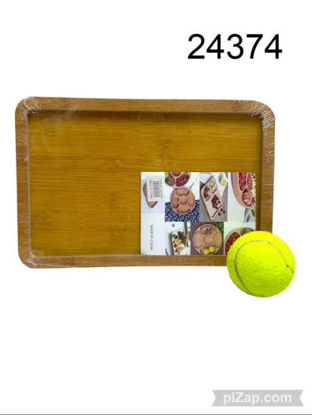 Imagen de BANDEJA MADERA RECTANGULAR 29X20 CM 4.25